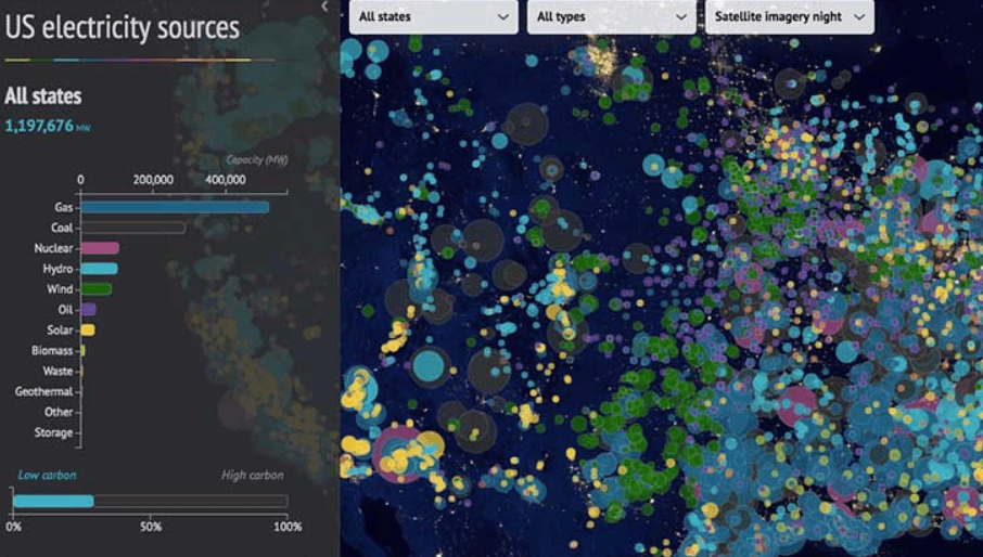 10 ejemplos de mapas interactivos en la visualización de datos